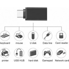 Nacario USB 3.0 To Type-C Otg Adaptör Dönüştürücü - 3 Farklı Model (Siyah)