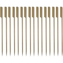 Nacario 25CM. Yassı Bambu Çöp Şiş 200 Adet