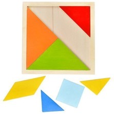 Özgürce Renkli ve Eğlenceli Montessori Eğitici Tangram Oyuncak Seti