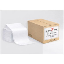 H-CFK Form 11’’ x 24 cm 4 Nüsha Otocopy Formu 500 Sayfa