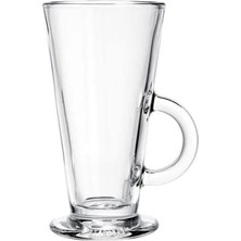 Nacario Odi 4 Adet Kulplu Bardağı Cam Kahve Bardağı 290 ml