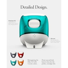 Nacario ile Uyumlu Saat Standı C1 Dayanıklı Silikon Malzeme Bondi Blue iMac Tasarım Stand - AMP09339