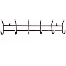 Mestore Kapı Arkası Askısı Vidalı Tip 6 Kanca - 9996670720205