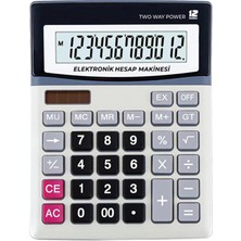 Nacario Tuffy's 12 Haneli Ofis Tipi Hesap Makınesi Dijital Elektronik Hesap Makinesi 09438 Masaüstü