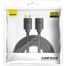 Nacario Definition Serisi HDMI 8k To HDMI 8k Görüntü Aktarma Kablosu, 3m, Siyah