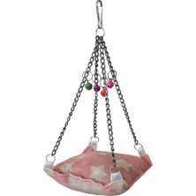 Mestore Yıldız Desenli Minder ve Çanlı Kuş Hamağı 9*9-18 cm - SF-KSHMK-1016