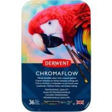 Derwent Chromaflow Kuru Boya 36 Renk Metal Kutu DW230601