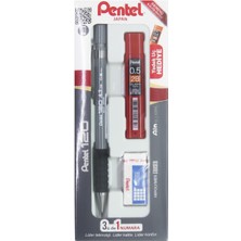 Nacario 120A3 3'lü Takım - Versatil + Silgi + Hediye Min Okul Seti Gri