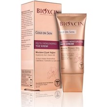 Nacario Gold On Skin Işıltılı Nemlendirici Yüz Kremi – Hyalüronik Asitli, Pantenollü, Çiçek Yağları ile Zenginleştirilmiş, Tüm Cilt Tipleri Için, 50 ml