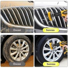 Nacario Yapı Matkap Ucu Temizleme Fırça Seti, 3'lü Çok Amaçlı Temizlik Fırçası, Matkap Ucuna Takılan