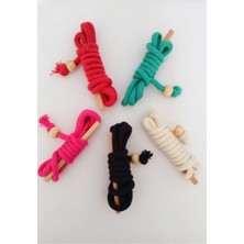 Özgürce Eğitici Montessori Ip Geçirme Oyunu, Boncuklu ve Renkli Bej Tasarım