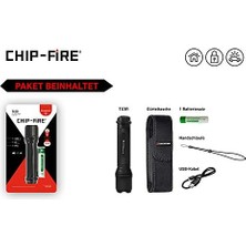 Nacario Chip Fire TX3R Şarjlı El Feneri