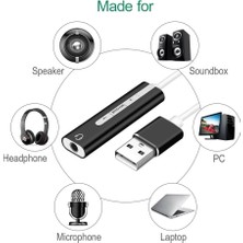 Nacario 5072 7.1 USB Harici Ses Kartı 3.5 mm Çevirici Dönüştürücü Ses Kartı