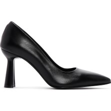 Derimod Kadın Siyah Topuklu Deri Stiletto 26PFD130518
