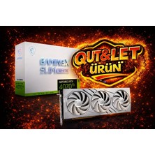 MSI Msı Geforce Rtx 4070 Tı Gamıng x Slım W 12G Whıte GDDR6X 192B Gaming Ekran Kartı