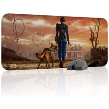 mousepad bastir Fallout Kaymaz Dikişli Kauçuk Oyuncu Mousepad V2 - 70X30 Xl Gaming Mouse Pad Fare Altlığı