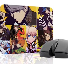 mousepad bastir Persona 4 Kaymaz Dikişli Kauçuk Oyuncu Mousepad V2 - 22X18 Gaming Mouse Pad Fare Altlığı