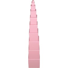 Özgürce Renkli Montessori Kule, Çocuklar Için Eğlenceli ve Öğretici Oyuncak