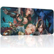 mousepad bastir Devil May Cry Kaymaz Dikişli Kauçuk Oyuncu Mousepad V3 - 90X40 Xxl Gaming Mouse Pad Fare Altlığı