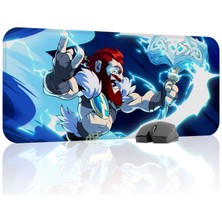 mousepad bastir Brawlhalla Kaymaz Dikişli Kauçuk Oyuncu Mousepad V2 - 70X30 Xl Gaming Mouse Pad Fare Altlığı