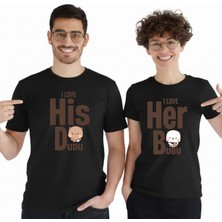 Etoile Studio Bubu Dudu I Love Sevgili Tişörtü ve Sweatshirt | Sevgililer Günü Hediyesi | Unisex Oversize Çift Kombini
