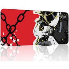 mousepad bastir Persona 5 Kaymaz Dikişli Kauçuk Oyuncu Mousepad V5 - 90X40 Xxl Gaming Mouse Pad Fare Altlığı