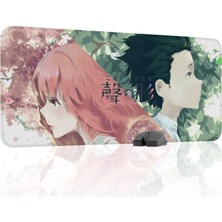 mousepad bastir Koe No Katachi Kaymaz Dikişli Kauçuk Oyuncu Mousepad V1 - 90X40 Xxl Gaming Mouse Pad Fare Altlığı