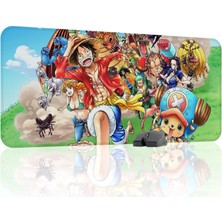 mousepad bastir One Piece Kaymaz Dikişli Kauçuk Oyuncu Mousepad V2 - 90X40 Xxl Gaming Mouse Pad Fare Altlığı