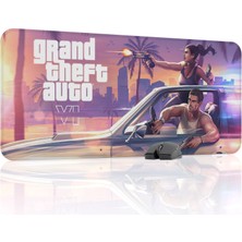 mousepad bastir Gta 6 Kaymaz Dikişli Kauçuk Oyuncu Mousepad V2 - 90X40 Xxl Gaming Mouse Pad Fare Altlığı