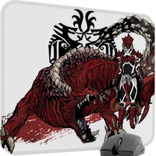 mousepad bastir Monster Hunter: World Kaymaz Dikişli Kauçuk Oyuncu Mousepad V5 - 48X40 Xl Gaming Mouse Pad Fare Altlığı