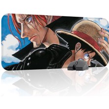 mousepad bastir One Piece Kaymaz Dikişli Kauçuk Oyuncu Mousepad V3 - 70X30 Xl Gaming Mouse Pad Fare Altlığı