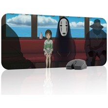 mousepad bastir Spirited Away Kaymaz Dikişli Kauçuk Oyuncu Mousepad V4 - 70X30 Xl Gaming Mouse Pad Fare Altlığı