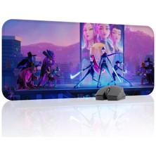 mousepad bastir Kpop Demon Hunters Kaymaz Dikişli Kauçuk Oyuncu Mousepad V1 - 70X30 Xl Gaming Mouse Pad Fare Altlığı