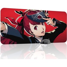 mousepad bastir Persona 5 Kaymaz Dikişli Kauçuk Oyuncu Mousepad V3 - 90X40 Xxl Gaming Mouse Pad Fare Altlığı