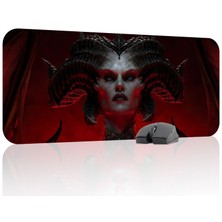 mousepad bastir Diablo Kaymaz Dikişli Kauçuk Oyuncu Mousepad V3 - 70X30 Xl Gaming Mouse Pad Fare Altlığı