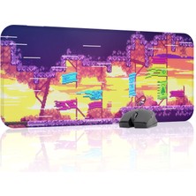 mousepad bastir Celeste Kaymaz Dikişli Kauçuk Oyuncu Mousepad V5 - 70X30 Xl Gaming Mouse Pad Fare Altlığı