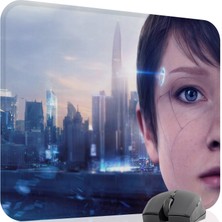 mousepad bastir Detroit Become Human Kaymaz Dikişli Kauçuk Oyuncu Mousepad V4 - 48X40 Xl Gaming Mouse Pad Fare Altlığı