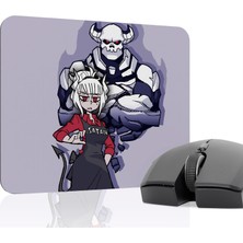mousepad bastir Helltaker Kaymaz Dikişli Kauçuk Oyuncu Mousepad V2 - 22X18 Gaming Mouse Pad Fare Altlığı