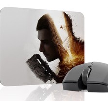 mousepad bastir Dying Light Kaymaz Dikişli Kauçuk Oyuncu Mousepad V3 - 22X18 Gaming Mouse Pad Fare Altlığı