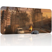 mousepad bastir Stalker Kaymaz Dikişli Kauçuk Oyuncu Mousepad V4 - 90X40 Xxl Gaming Mouse Pad Fare Altlığı
