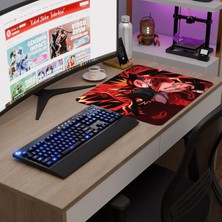 mousepad bastir Helluva Boss Kaymaz Dikişli Kauçuk Oyuncu Mousepad V2 - 48X40 Xl Gaming Mouse Pad Fare Altlığı