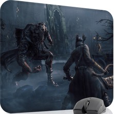 mousepad bastir Bloodborne Kaymaz Dikişli Kauçuk Oyuncu Mousepad V2 - 48X40 Xl Gaming Mouse Pad Fare Altlığı