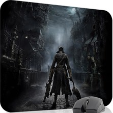 mousepad bastir Bloodborne Kaymaz Dikişli Kauçuk Oyuncu Mousepad V4 - 48X40 Xl Gaming Mouse Pad Fare Altlığı