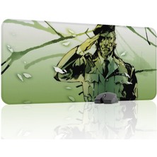 mousepad bastir Metal Gear Solid Kaymaz Dikişli Kauçuk Oyuncu Mousepad V5 - 90X40 Xxl Gaming Mouse Pad Fare Altlığı