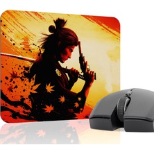 mousepad bastir Yakuza Kaymaz Dikişli Kauçuk Oyuncu Mousepad V4 - 22X18 Gaming Mouse Pad Fare Altlığı