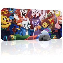 mousepad bastir Undertale Kaymaz Dikişli Kauçuk Oyuncu Mousepad V2 - 70X30 Xl Gaming Mouse Pad Fare Altlığı