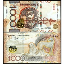 3Alp Koleksiyon Kazakistan 1000 Tenge 2024, P#52, Çil, Eski Yabancı Kağıt Para