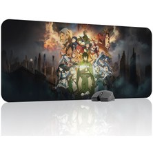 mousepad bastir The Rising Of The Shield Hero Kaymaz Dikişli Kauçuk Oyuncu Mousepad V2 - 90X40 Xxl Gaming Mouse Pad Fare Altlığı
