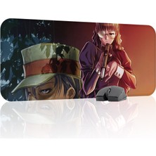 mousepad bastir Black Lagoon Kaymaz Dikişli Kauçuk Oyuncu Mousepad V4 - 70X30 Xl Gaming Mouse Pad Fare Altlığı