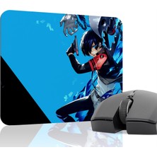 mousepad bastir Persona 3 Kaymaz Dikişli Kauçuk Oyuncu Mousepad V3 - 22X18 Gaming Mouse Pad Fare Altlığı